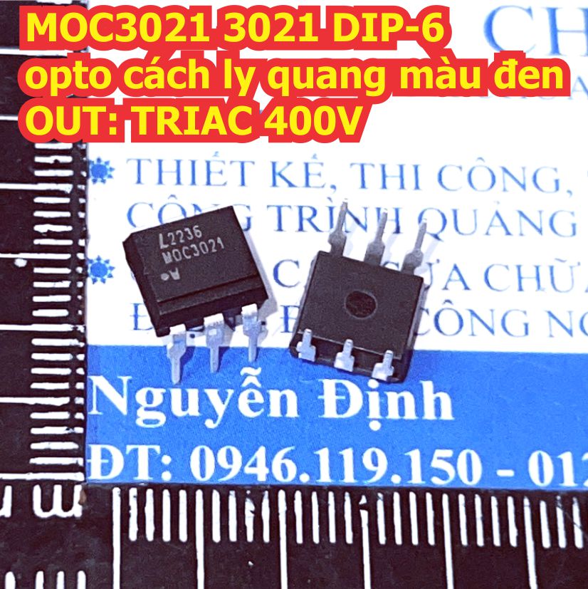 5 con MOC3020 MOC3021 MOC3022 MOC3023 DIP-6 / SOPD-6 opto cách ly quang OUT: TRIAC 400V kde2813
