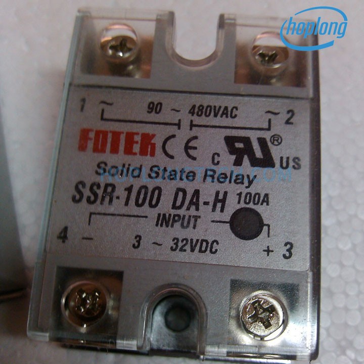 Relay bán dẫn Arthur Rơ le bán dẫn Solid State Relay SSR Fotek100VA AA DA