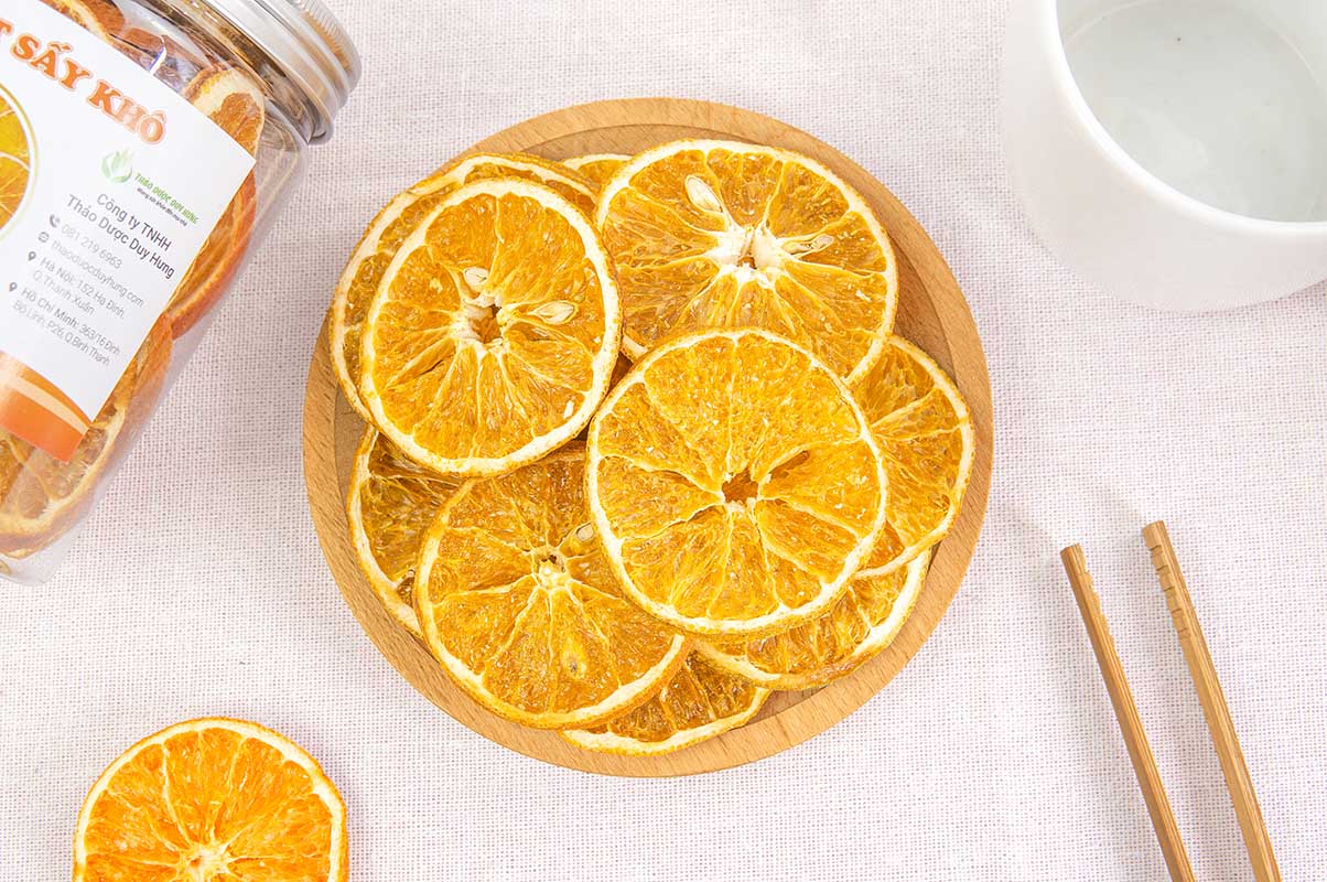 Cam sấy khô (cam thái lát sấy khô)