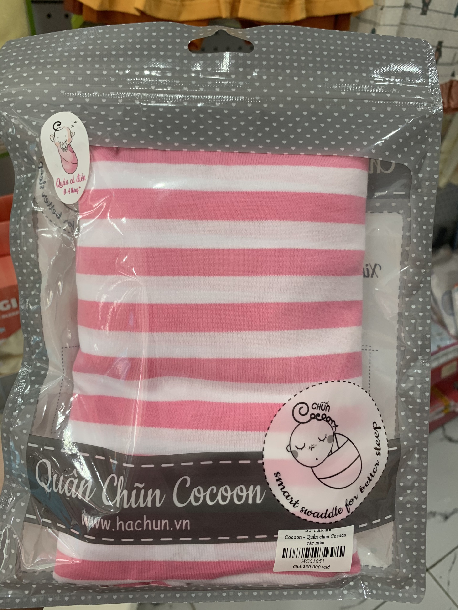 [HCM][Hàng sẵn - Chính Hãng] Quấn Chũn Cocoon Các Màu Cho Bé