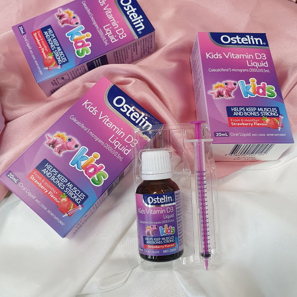 (ÚC - ĐỦ BILL) OSTELIN Kids Vitamin D3 Liquid 20ml
