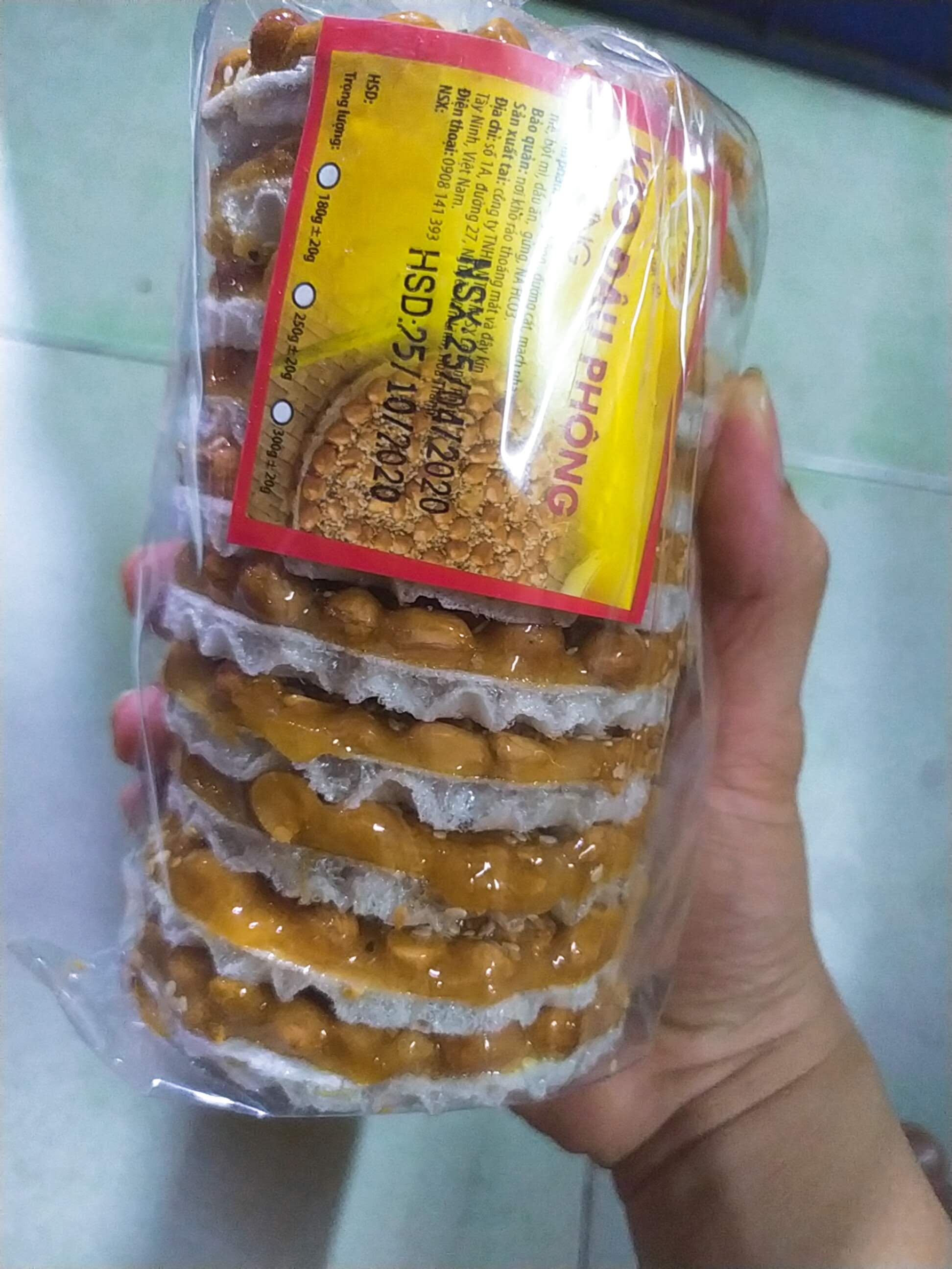 Kẹo đậu phộng vị gừng Sỉ-Lẻ