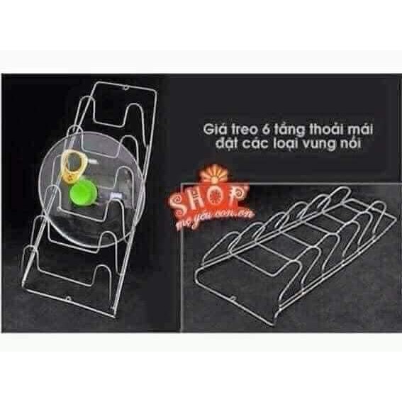 Giá treo vung nồi inox