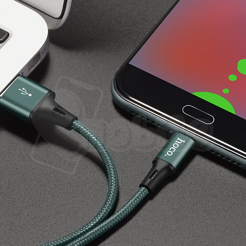 Cáp sạc nhanh Hoco DU10 dành cho điện thoại Android, jack Micro USB chiều dài 1m, 2m