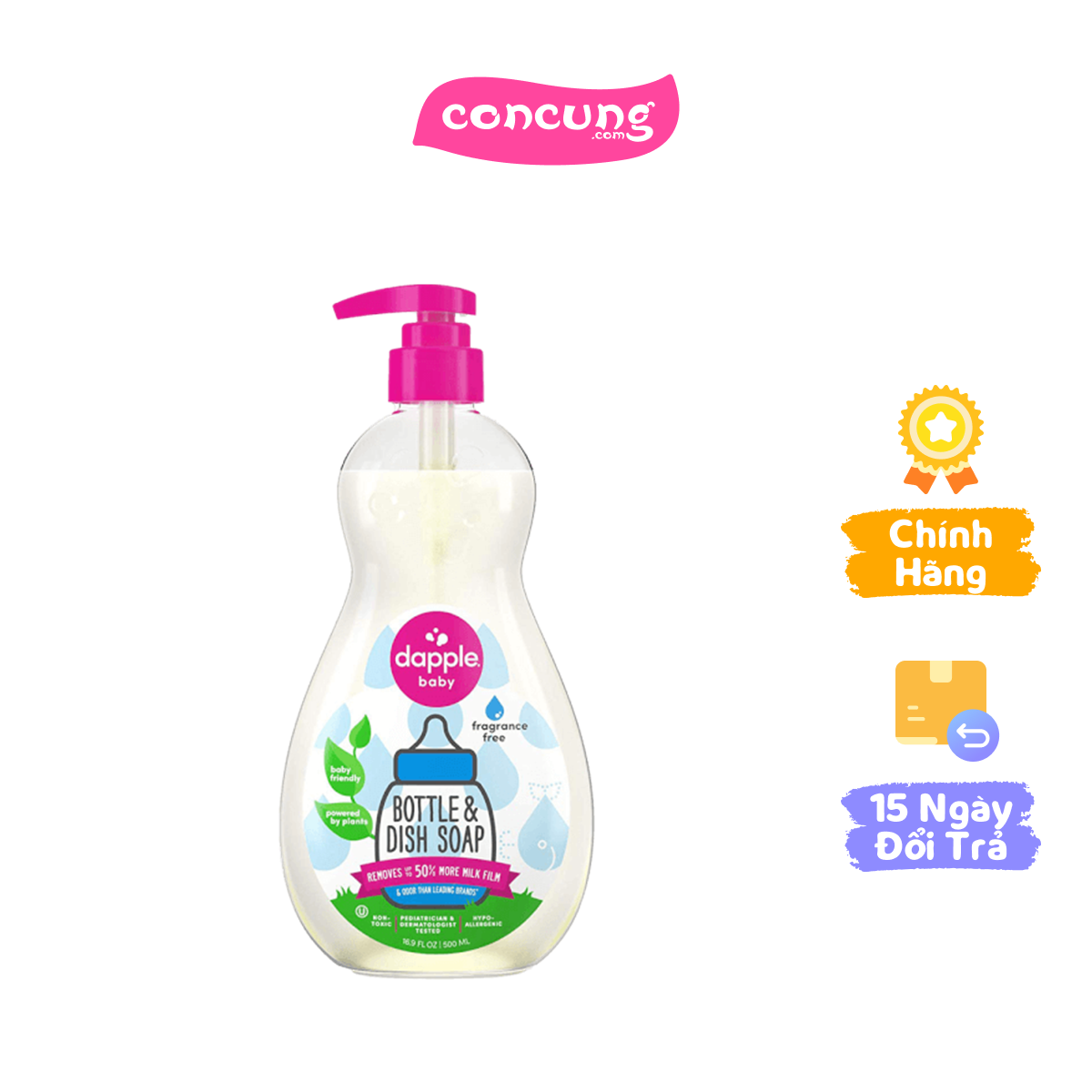 Nước rửa bình sữa Dapple