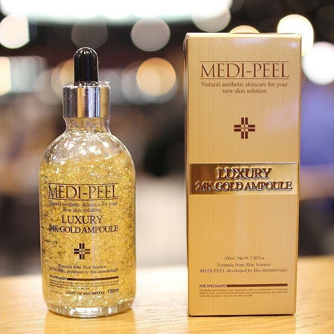 Tinh chất chống lão hóa vàng 24K Medi Peel Luxury - MEDI24, sản phẩm tốt, đảm bảo đạt chất lượng cao, cam kết hàng nhận được giống với mô tả