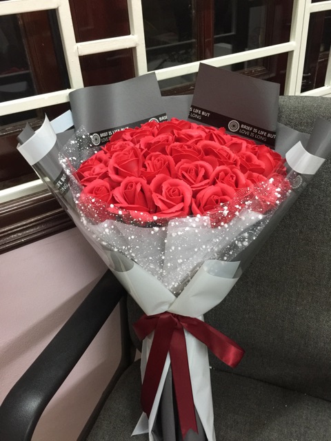 Hoa Sáp Thơm Bó 35 Bông Siêu Sang Chảnh ❤️❤️