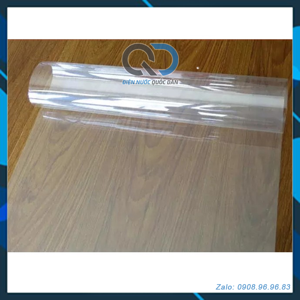 Decal trong suốt khổ 50cm keo sẵn bóc dán