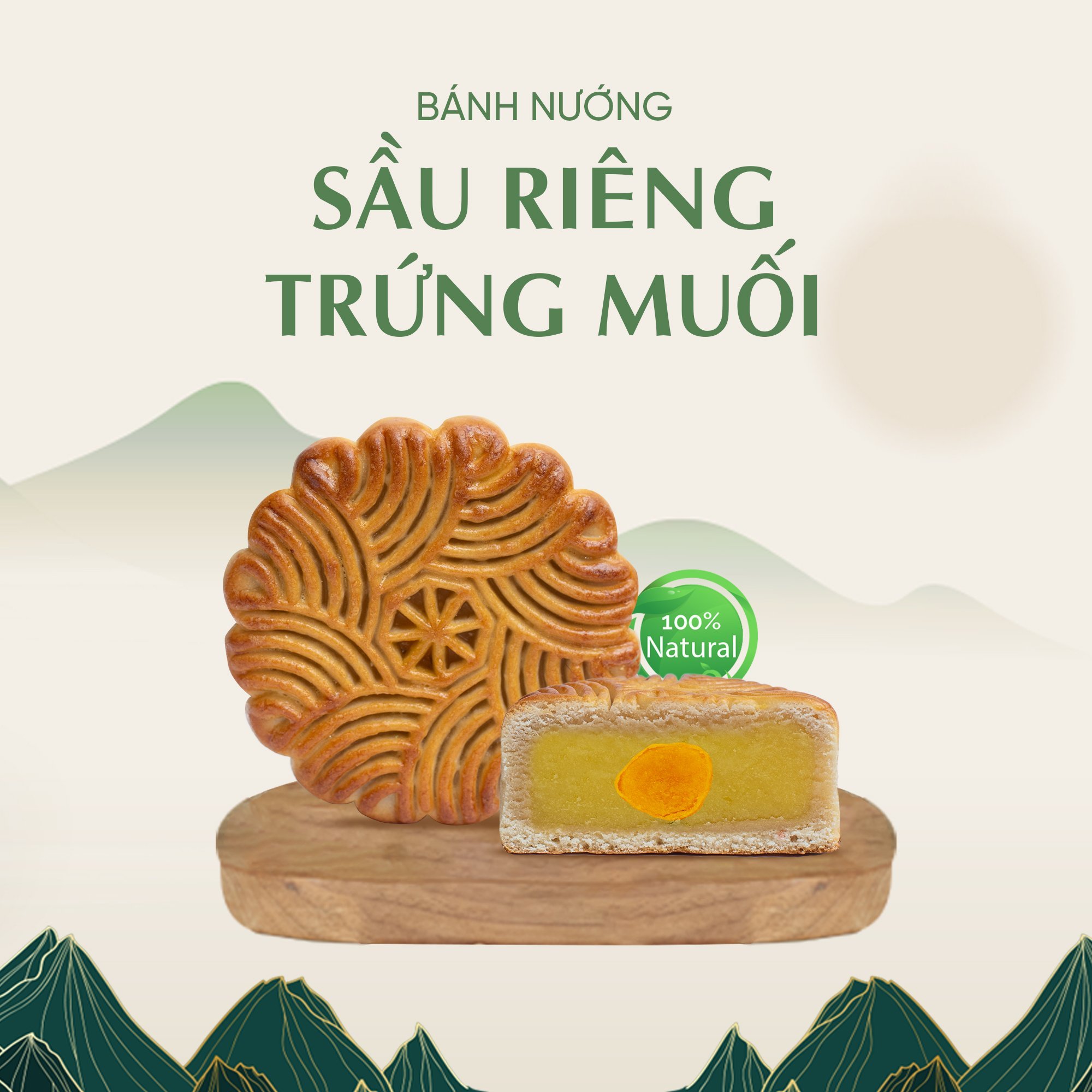 Bánh Trung Thu Sầu Riêng Trứng Muối