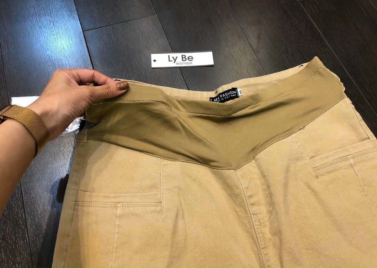 [Hàng cao cấp ]Quần Bầu Dáng Baggy, Chất Thô Chéo Mềm, Mịn