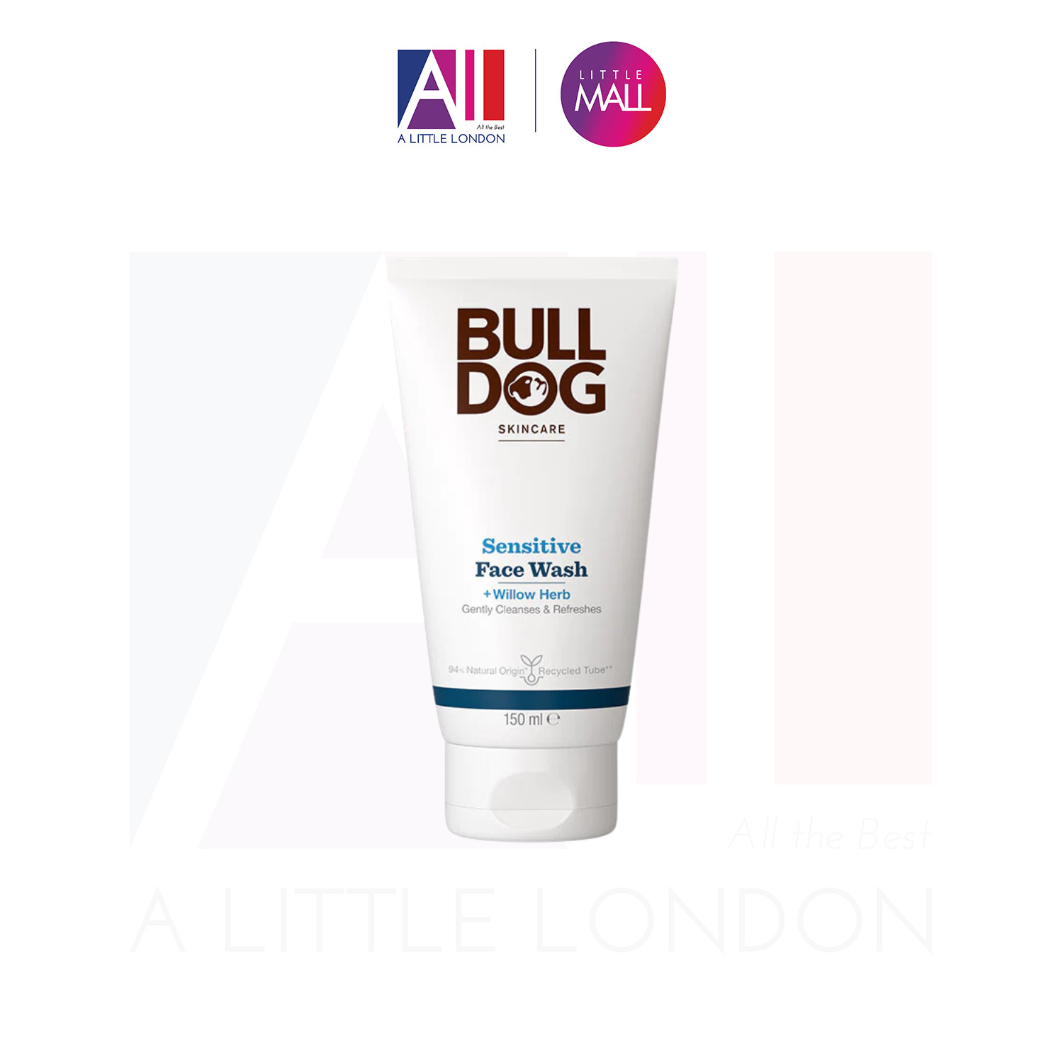 Sữa rửa mặt cho nam da nhạy cảm Bulldog Sensitive Face Wash 150ml