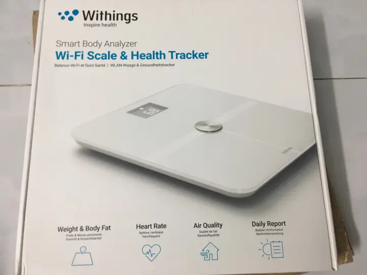 Can Sức Khoẻ Thong Minh Withings Smart Body Analyzer Ws 50 White Lazada Vn
