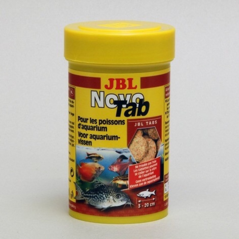 Thức ăn dán JBL NovoTab, làm giảm sự phát triển của tảo nhờ hàm lượng phosphate cân bằng, chất lượng nước tốt hơn do khả năng tiêu hóa tốt hơn của thực phẩm