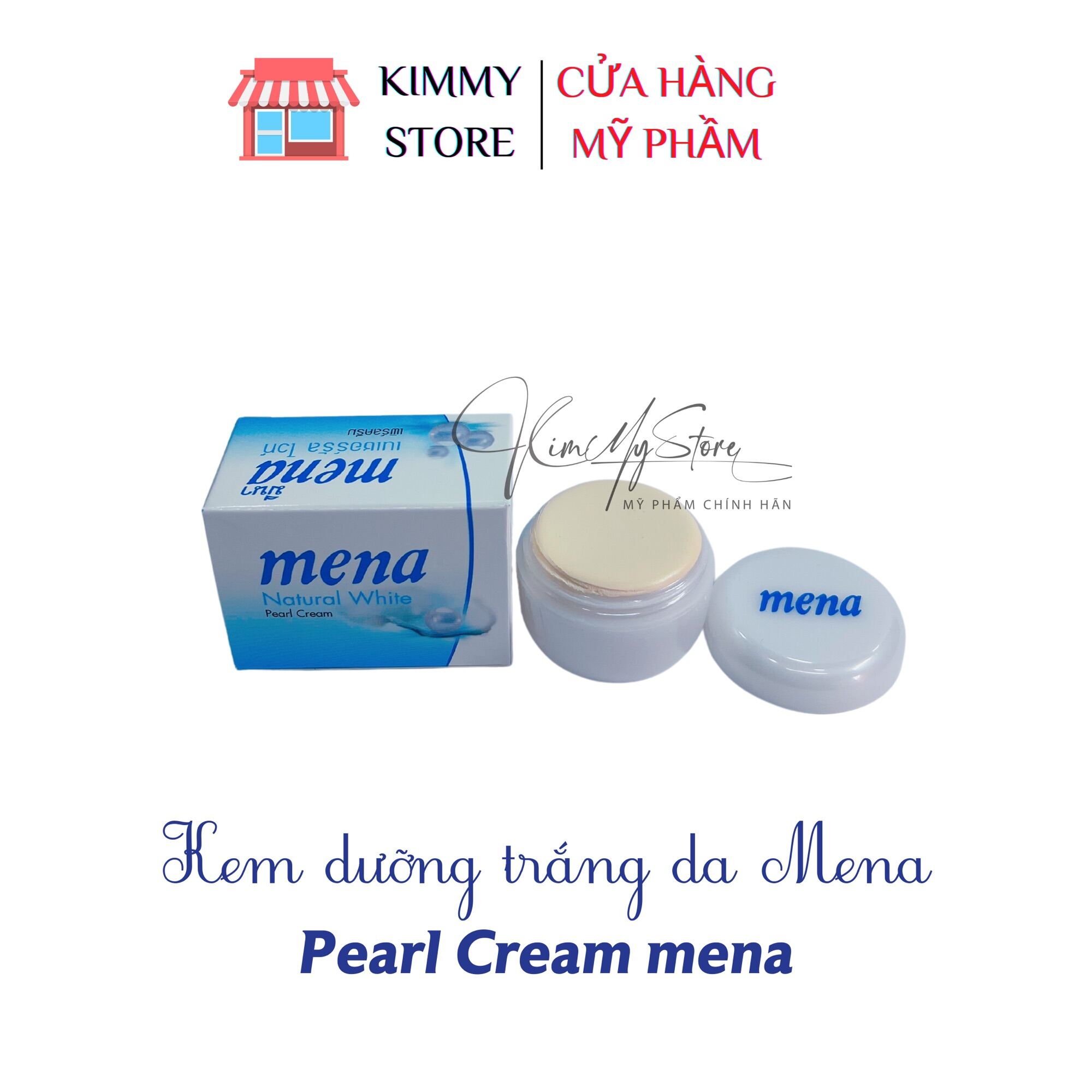 kem trắng da Mena xanh thái lan