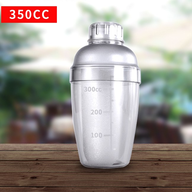 [HCM]Bình Pha Dụng cụ pha chế Nhựa Cocktail Shaker 350ML 7hitech
