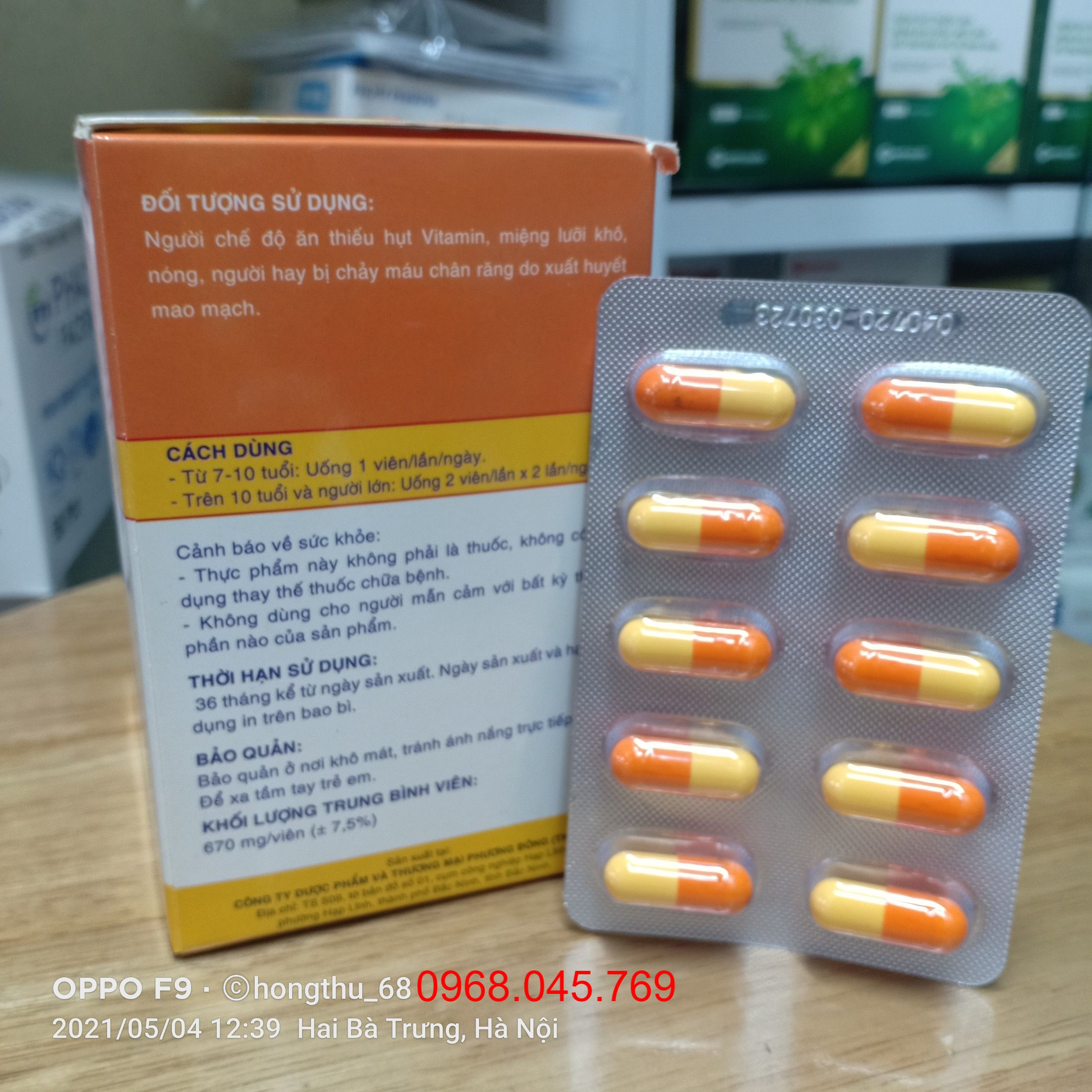 VITAMIN TỔNG HỢP B COMPLEX C - HỘP 100 VIÊN