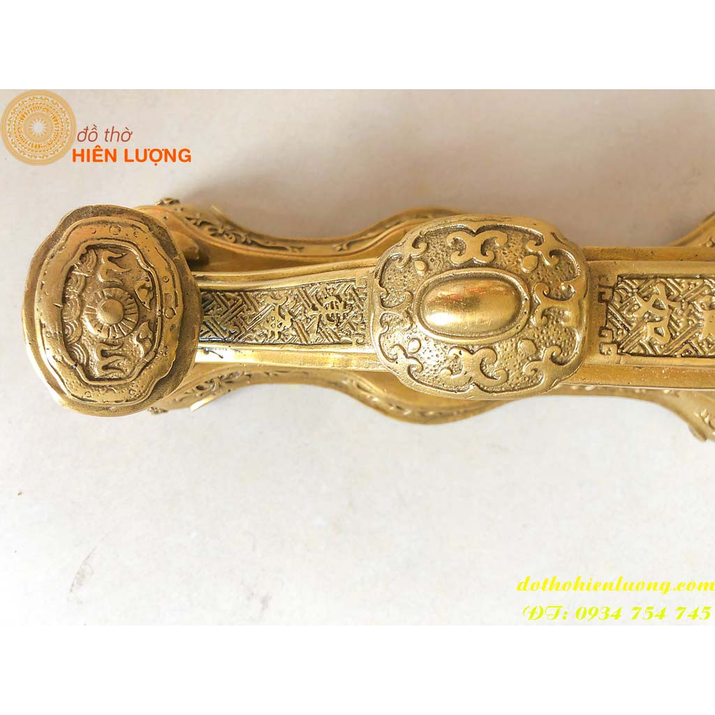 Gậy Như Ý Bằng Đồng Phong Thủy 2 Cỡ Dài 19cm Và 33cm