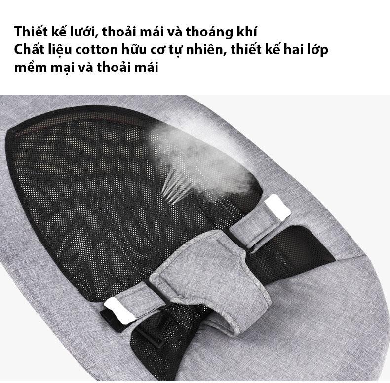 Nôi Bập Bênh Cho Bé Có Màn Chống Muỗi