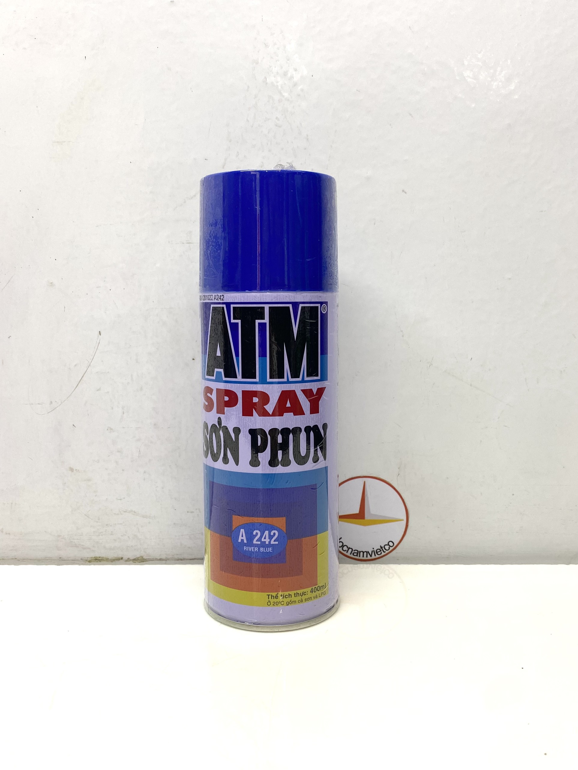 Sơn phun, sơn xịt ATM màu xanh dương A242