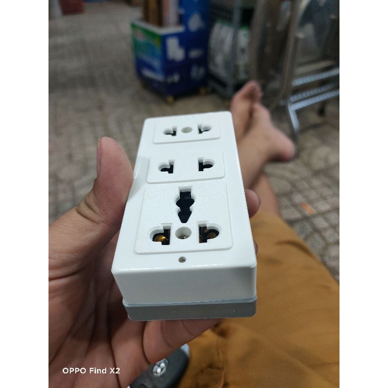 [HCM]Ổ Cắm Điện Lõi Sứ 6000W Hiệu Sanomax