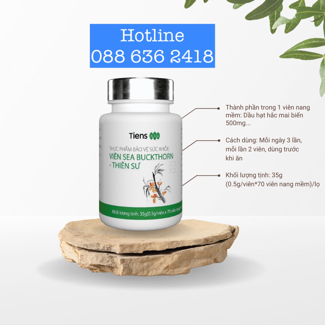 Viên hắc mai biển Thiên Sư