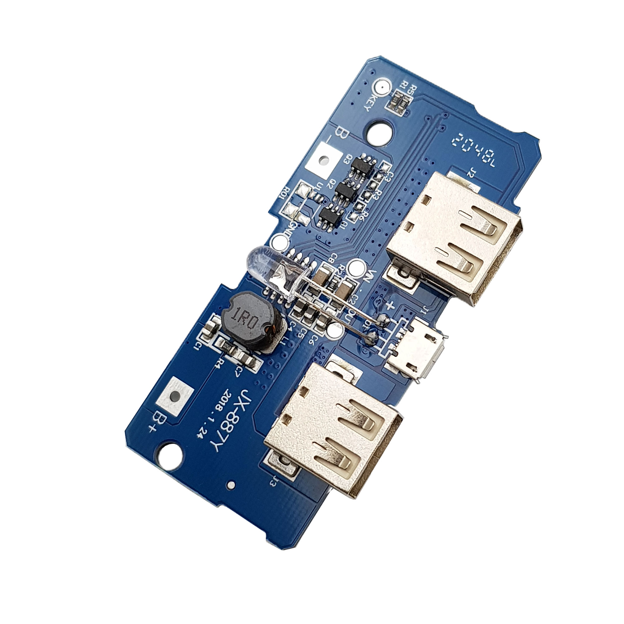 Mạch Sạc Dự Phòng 2 Cổng USB