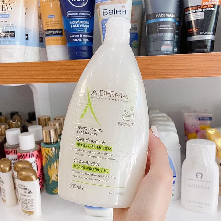 Mẫu mới - sữa tắm giảm viêm nang lông, mụn lưng aderma pháp 500ml
