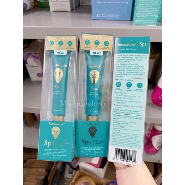 TINH CHẤT SERUM DƯỠNG ẨM “ CÔ BÉ” SUMMER’S EVE