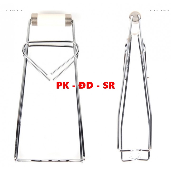 Dụng cụ gắp bát dĩa nóng chữ v inox - siêu rẻ