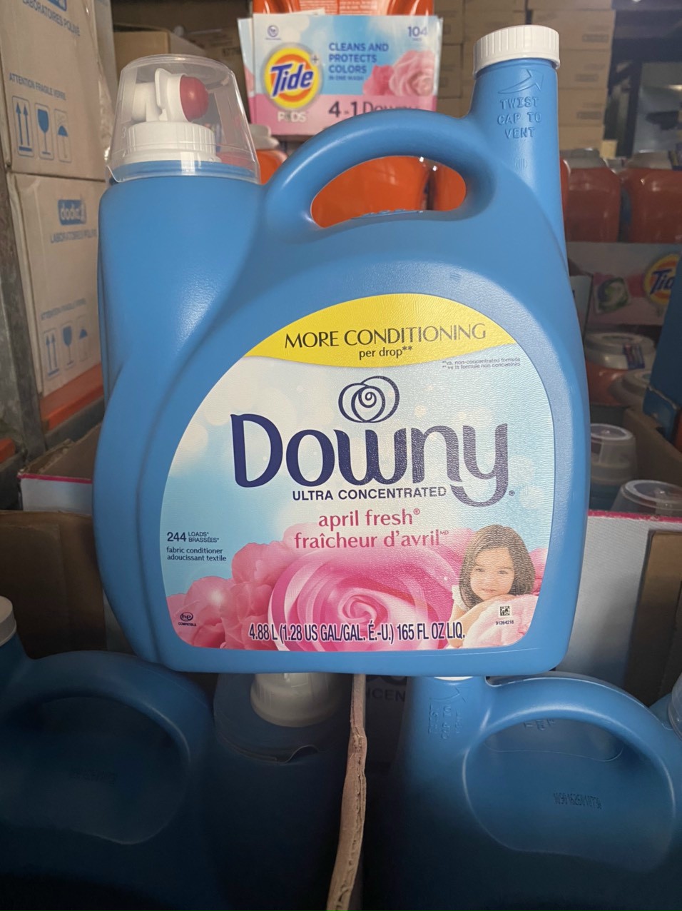 Nước xả vải Downy Ultra Concentrated April Fresh, 5.03L