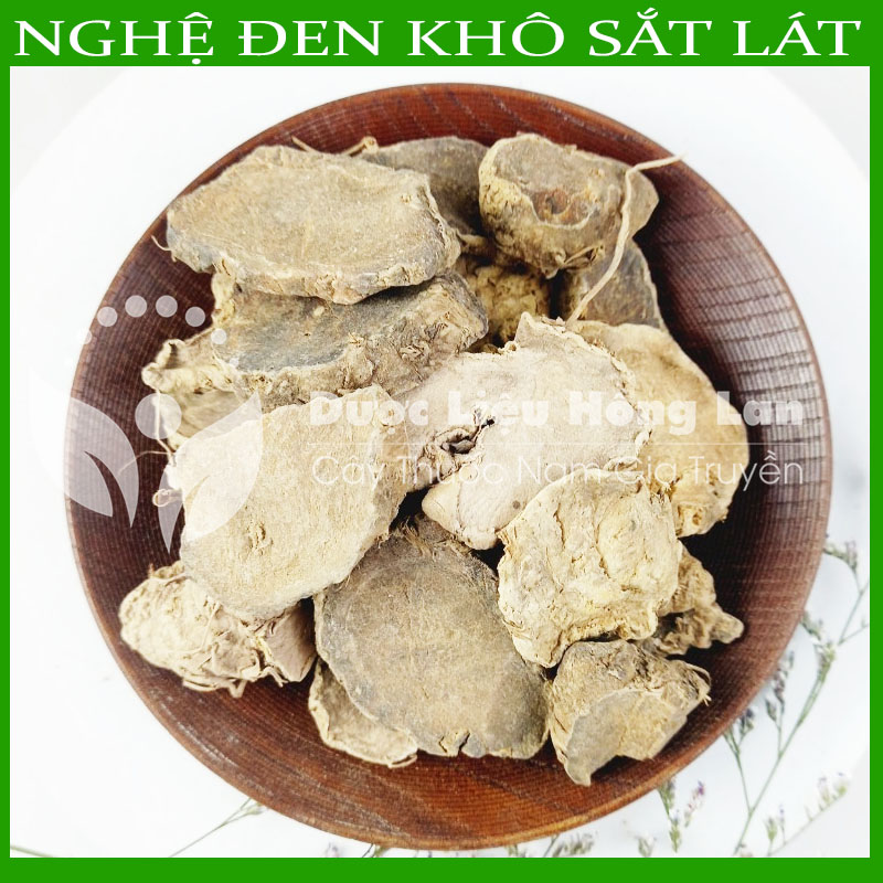 Củ Nghệ Đen khô sắt lát 500gram