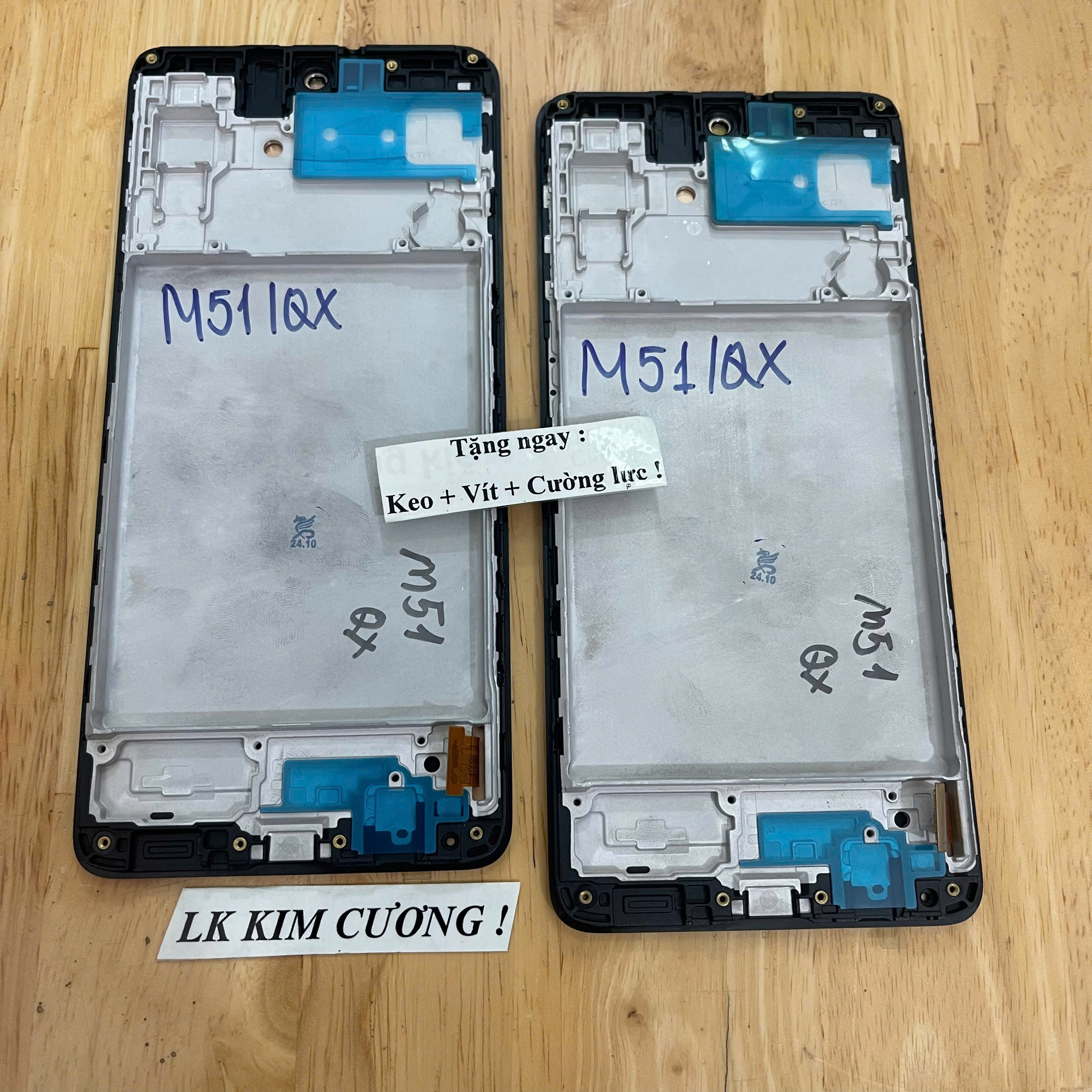 Màn hình samsung M51 - liền khung - mã QX