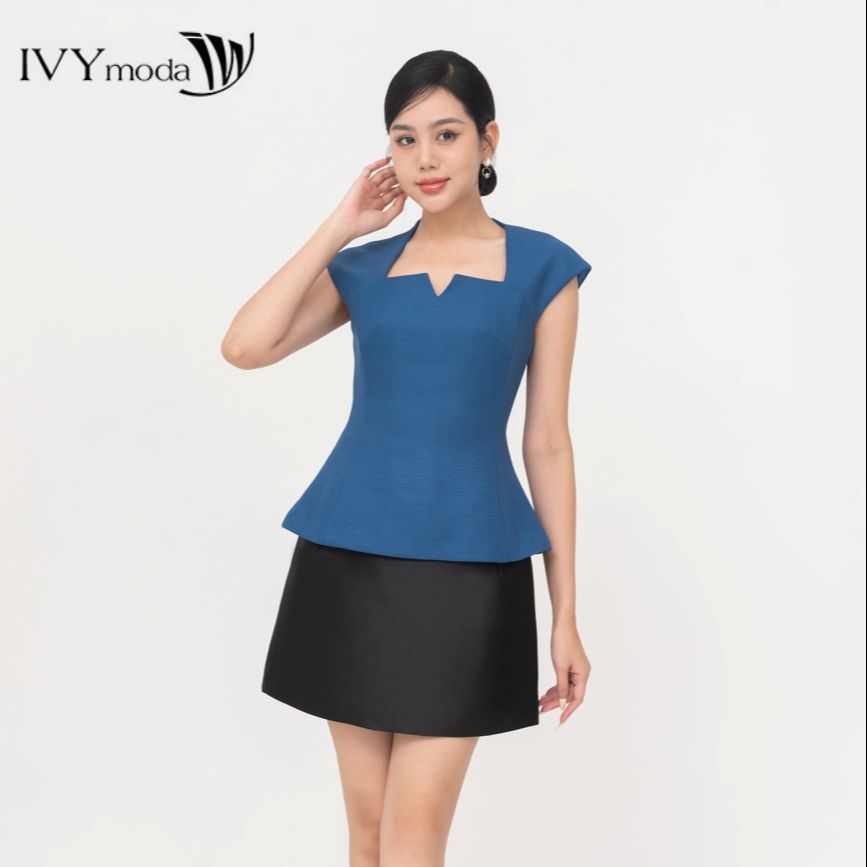 Áo Twill cổ kiểu IVY moda MS 16B9590