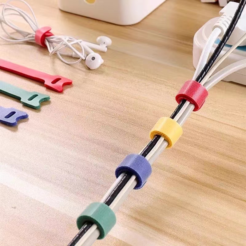 Dây Buộc Cáp Dữ Liệu Velcro Dây Quấn Dây Cáp Dụng Cụ Giữ Tai Nghe -10-50(HCM)