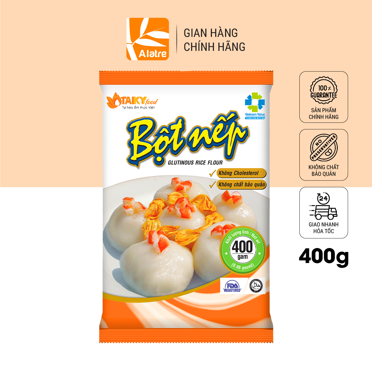 Bột nếp Tài Ký gói 400g