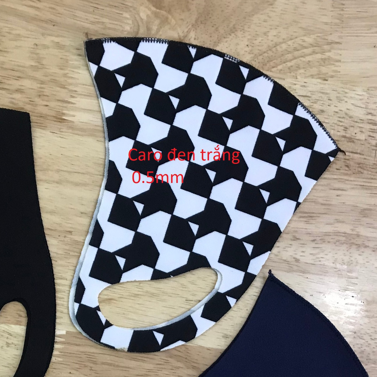 Combo 10 Khẩu trang vải su 3D thun co giãn khổ rộng