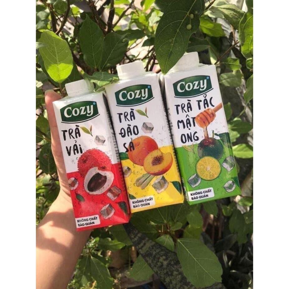 Trà cozy( thùng 24 hộp x 225ml) - Thùng mix vị