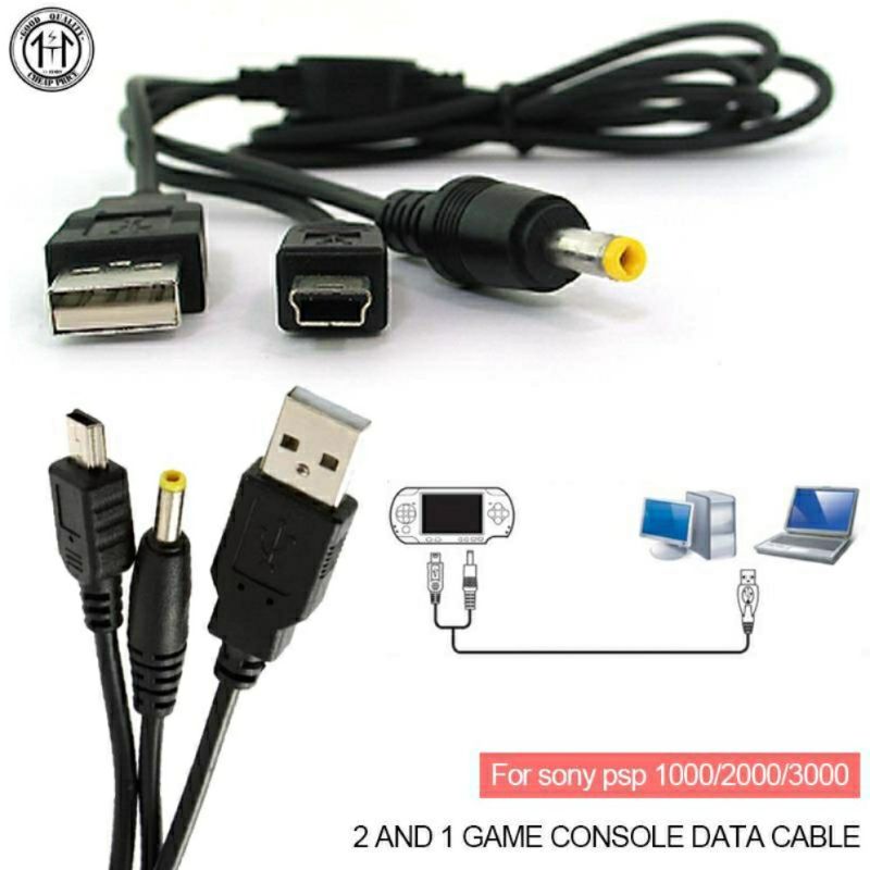 dây usb sạc 2 in 1 sony psp1000/psp2000/psp3000