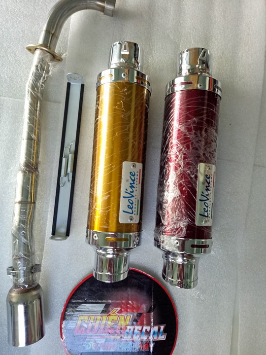 Pô leovince full cổ lắp các dòng xe ; Sirius.Sirius FI Wave-Dream,Wave 110+Rsx..Cúp.v.v(các bạn chọn mẫu xe ở phần đăt hàng nhé)