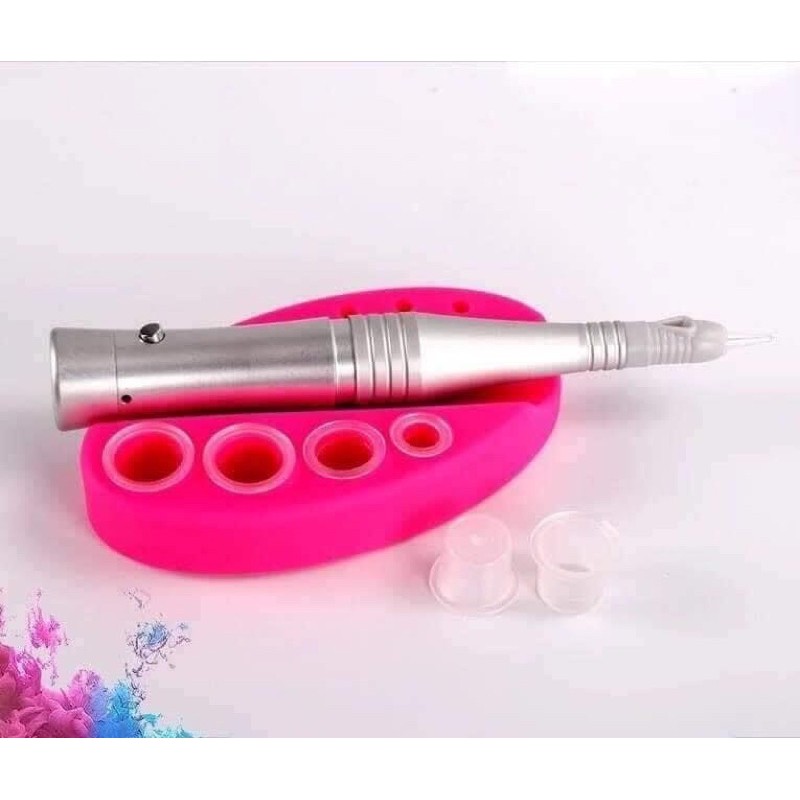 Đế silicon đựng hũ mực phun xăm, máy phun xăm