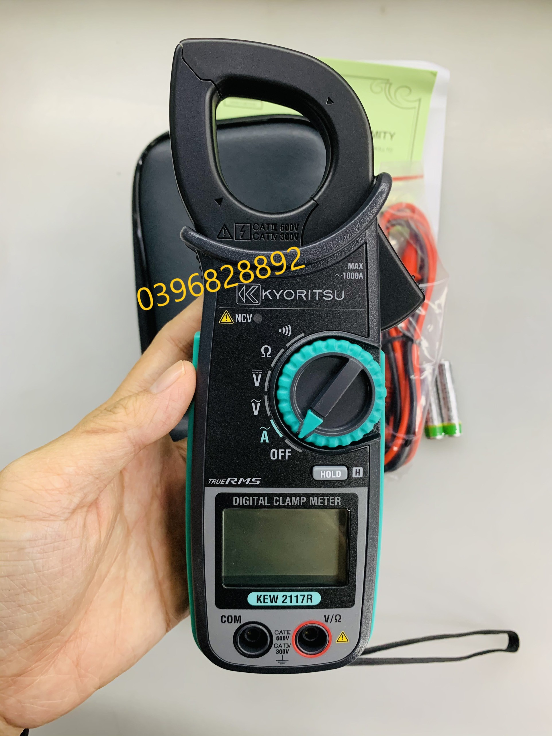 Ampe kìm AC KYORITSU 2117R (1000A, 600V) - Bảo hành 12 tháng