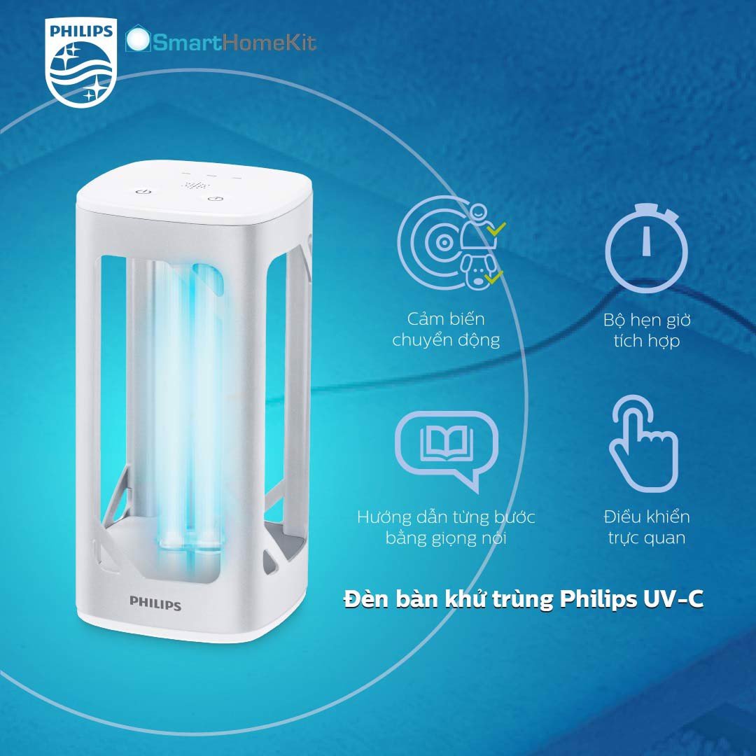 Đèn Diệt Khuẩn Philips UV-C (UVC Disinfection Desk Lamp 24W SVN)