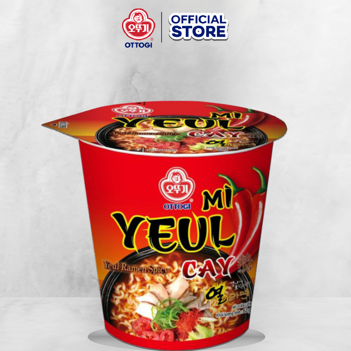 Mì Ly Ăn Liền-Mì Yeul cay Hàn Quốc Ottogi 62g