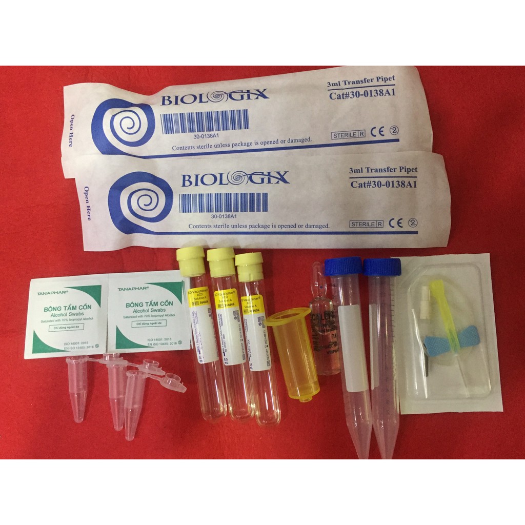 Combo 5 bộ kit prp chuẩn y khoa