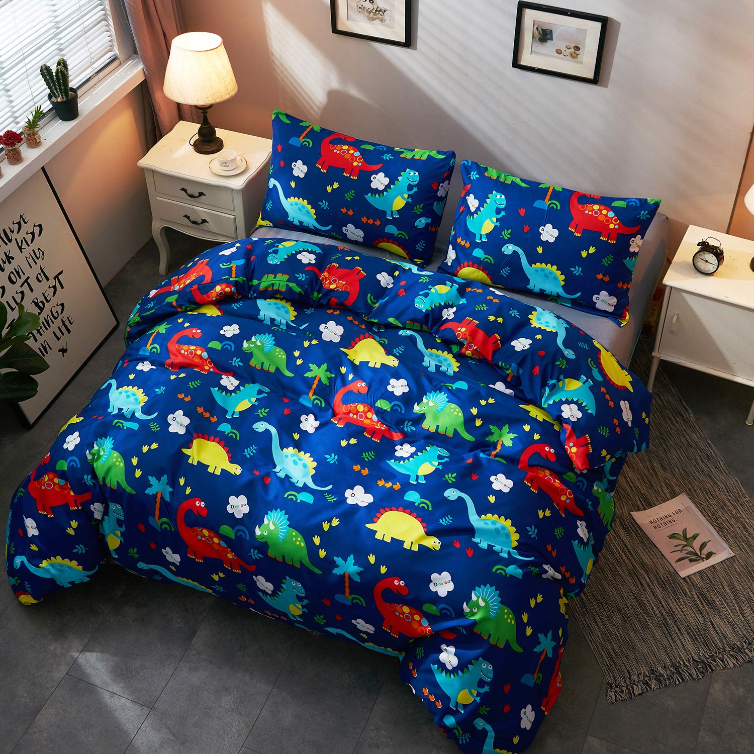 Bộ ga và 2 vỏ gối Cotton Poly Cho Bé Trai