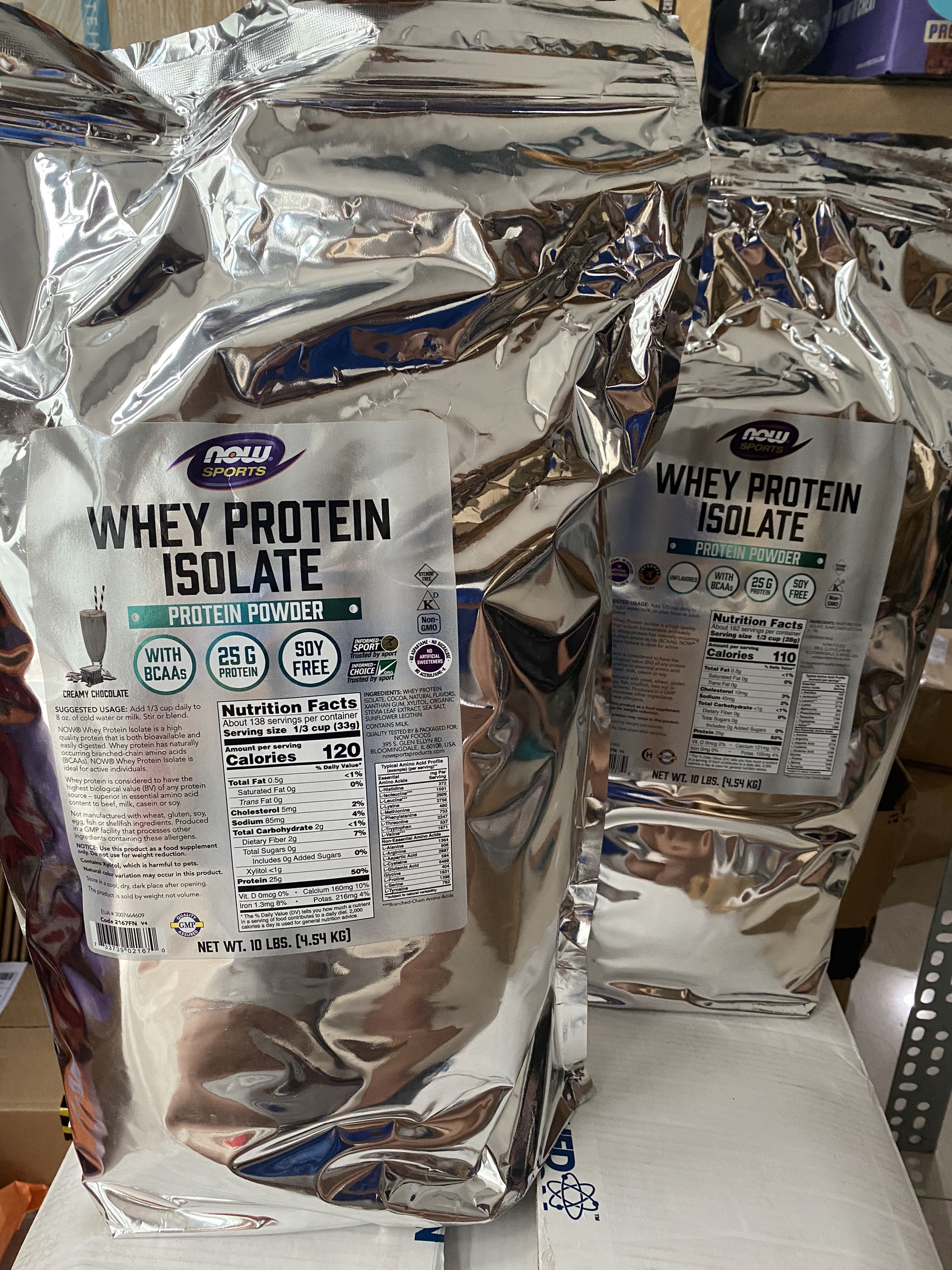"NOW SPORTS WHEY PROTEIN ISOLATE 10LBS Bột đạm 100% whey protein isolate từ Mỹ"