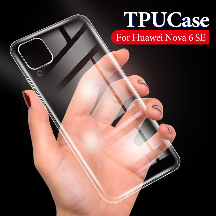 Ốp lưng Huawei Nova 6 SE, Nova 7i silicon dẻo trong suốt