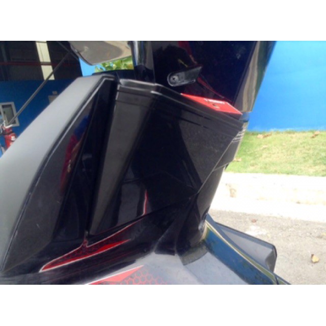 Hộc đựng đồ xe Air Blade AB 2016 (Rổ bên hông nhựa)-Đen