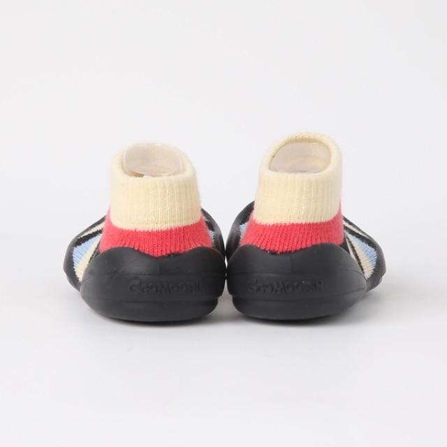 [Chính hãng Ggomoosin] Giày tập đi cho bé cưng Rainbow black