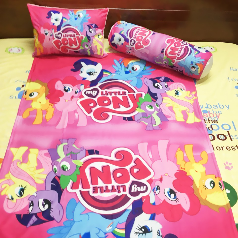 Vỏ gối và chăn Pony cho bé (bán lẻ từng món)